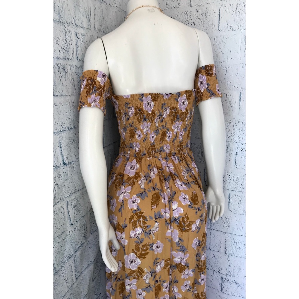 5 ⭐️ 1 Left❗️Wild Flower Boho Style Maxi Dress - Picture 6 of 7